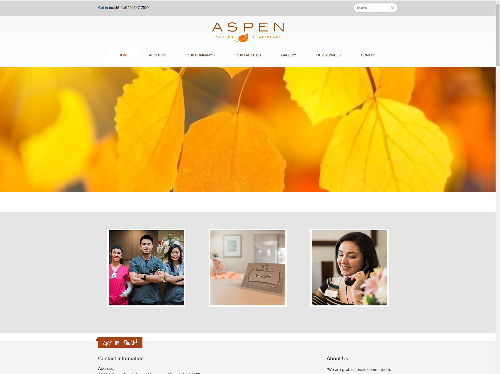 Aspen-Skilled-Health-website